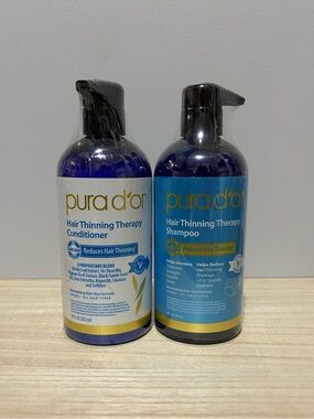 NEW Pura d’or Hair Thinning Shampoo + Conditioner
